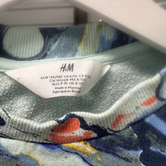 Abstract Patterned Men's Sweater - Picture 3 of 4